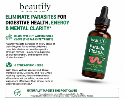 Black Walnut Wormwood Clove Parasite Cleanse
