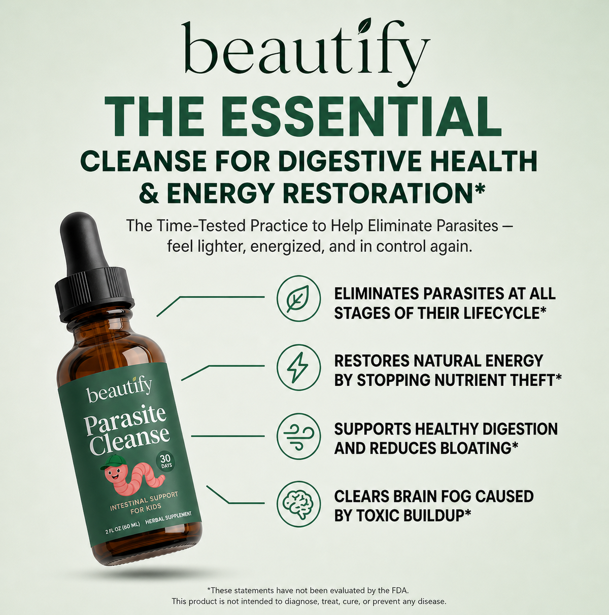 Black Walnut Wormwood Clove Parasite Cleanse